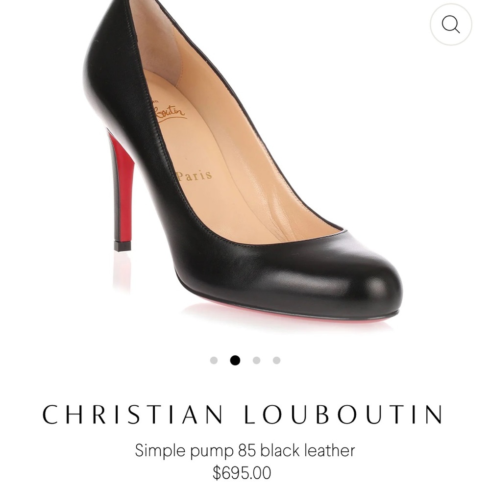 Christian Louboutin low pumps size 36.5